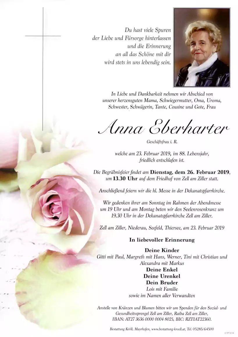 Parte von Anna Eberharter